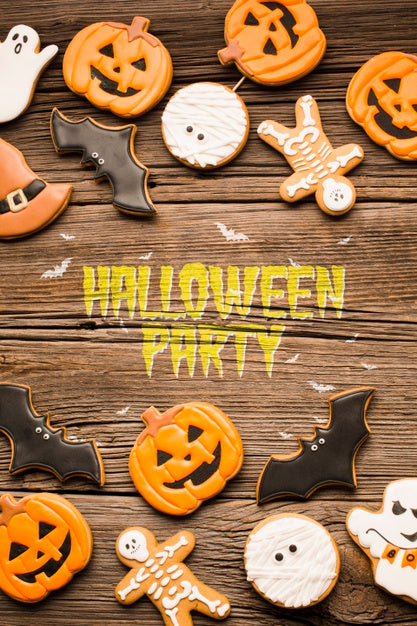Free Halloween Party Trick Or Treat Sweets Psd