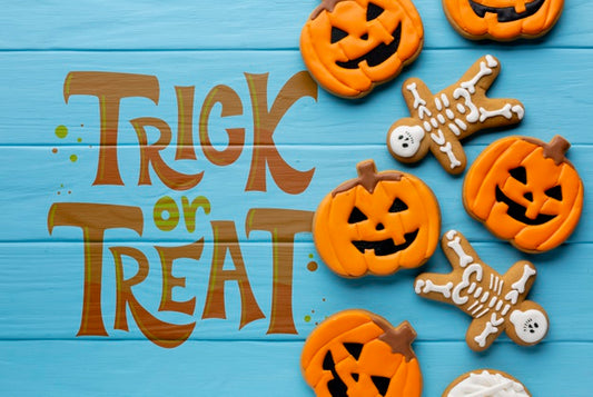 Free Halloween Trick Or Treat Sweets Psd