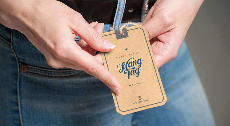 Free Hand Holding Kraft Paper Hang Tag Mockup Psd – CreativeBooster