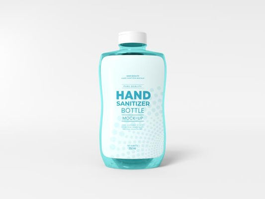 Free Hand Sanitizer Bottle Mockup Psd