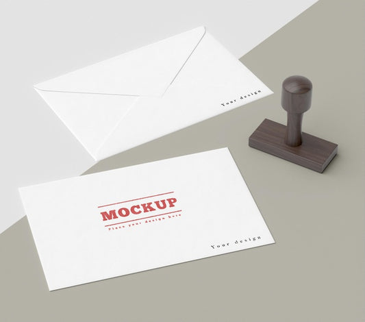 Free Hand Stamp With Handle Mock-Up Psd