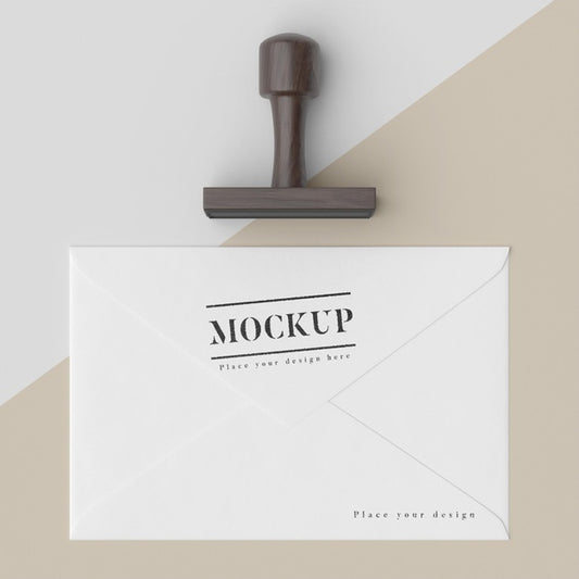 Free Hand Stamp With Handle Mock-Up Psd