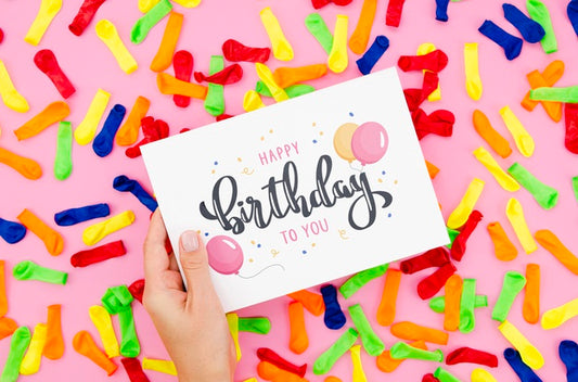 Free Happy Birthday Wish On Paper Sheet Psd
