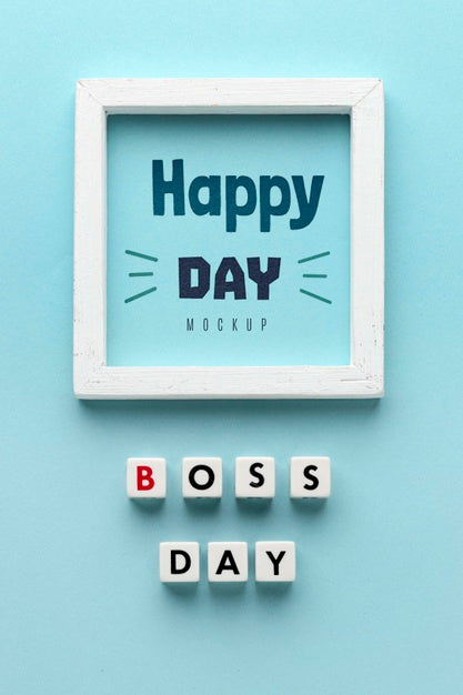 Free Happy Boss'S Day With Frame Psd