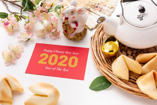 Free Happy Chinese New Year Mock-Up Psd