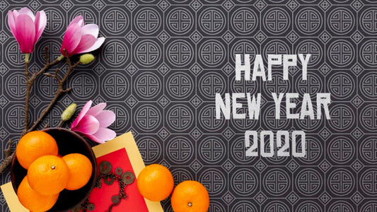 Free Happy Chinese New Year Mock-Up Psd