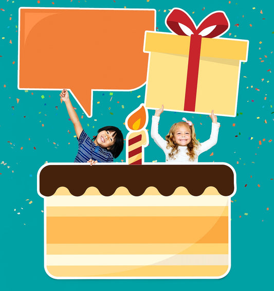 Free Happy Kids Celebrating A Birthday Party With Cake