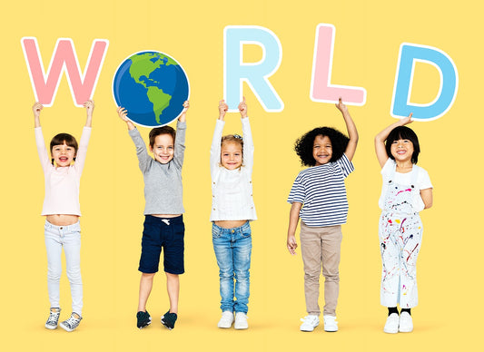 Free Happy Kids Supporting A Global Environment Campaign