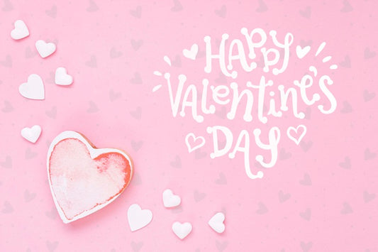 Free Happy Valentine'S Day Concept With Heart Psd