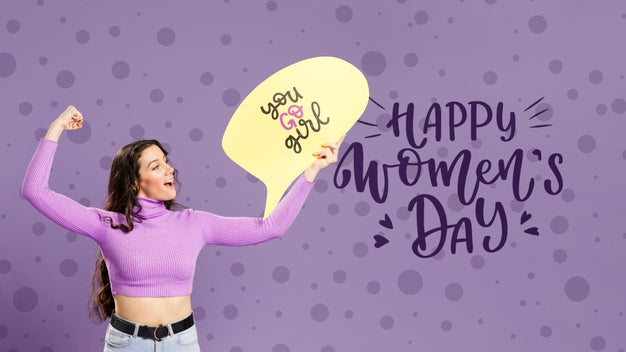 Free Happy Women'S Day Model Psd