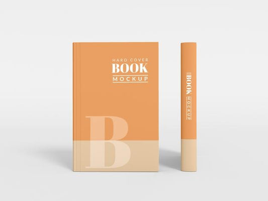 Free Hardcover Book Cover Mockup Psd