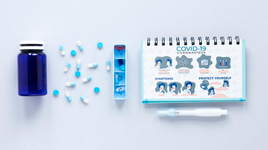 Free Health Medicine And Notebook Psd