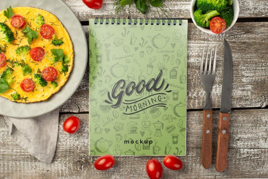 Free Healthy Breakfast Concept Mock-Up Psd