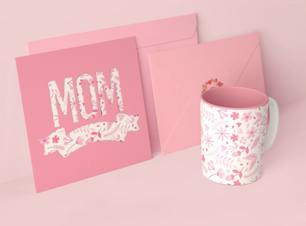 Free High Angle Arrangement For Mother'S Day Psd