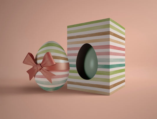 Free High Angle Box With Egg Wrapped Psd