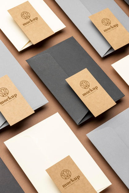 Free High Angle Of Paper Stationery Psd