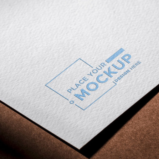 Free High View Business Card Mock-Up Psd