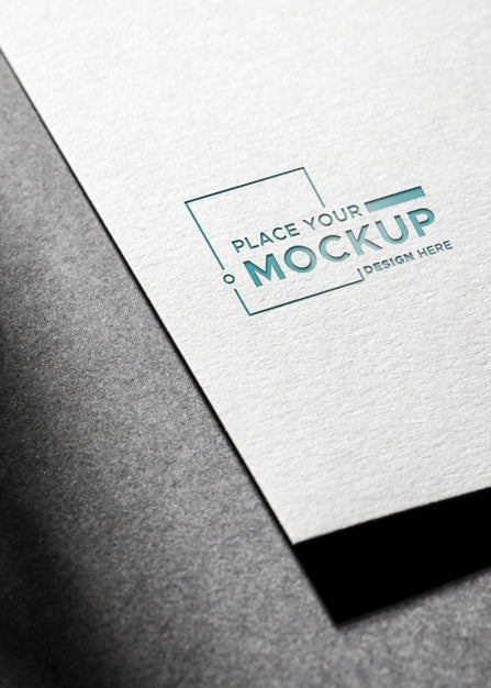 Free High View Shadows Of Business Card Mock-Up Psd