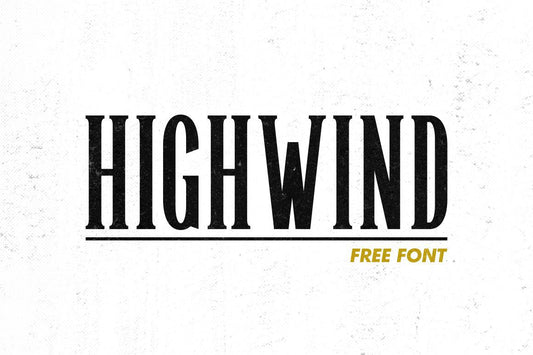 Free Highwind Serif Font