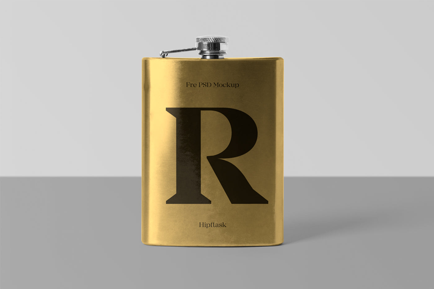 Free Hipflask Psd Mockup