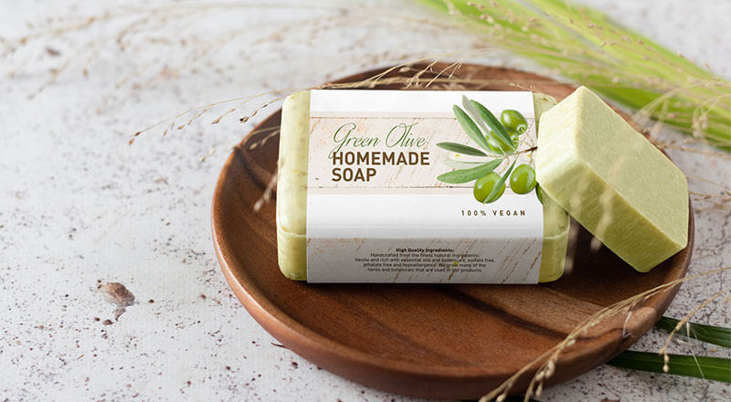 Free Homemade Soap Mockup Psd