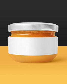 Free Honey Jar Bottle Psd Mockup In 4K