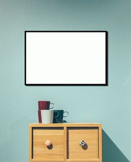 Free Horizontal Poster Mockup Commercial Use