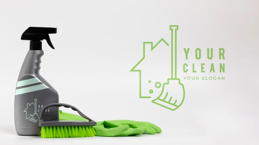 Free House Cleaning Products And Equipment Psd
