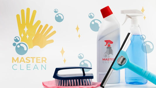 Free House Master Clean Various Equipment Psd