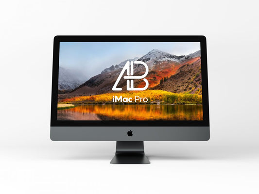 Free iMac Pro PSD Mockup