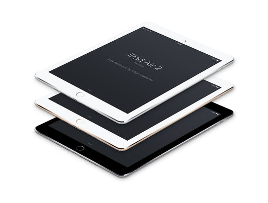 Free iPad Air 2 Clean and White Perspective MockUp