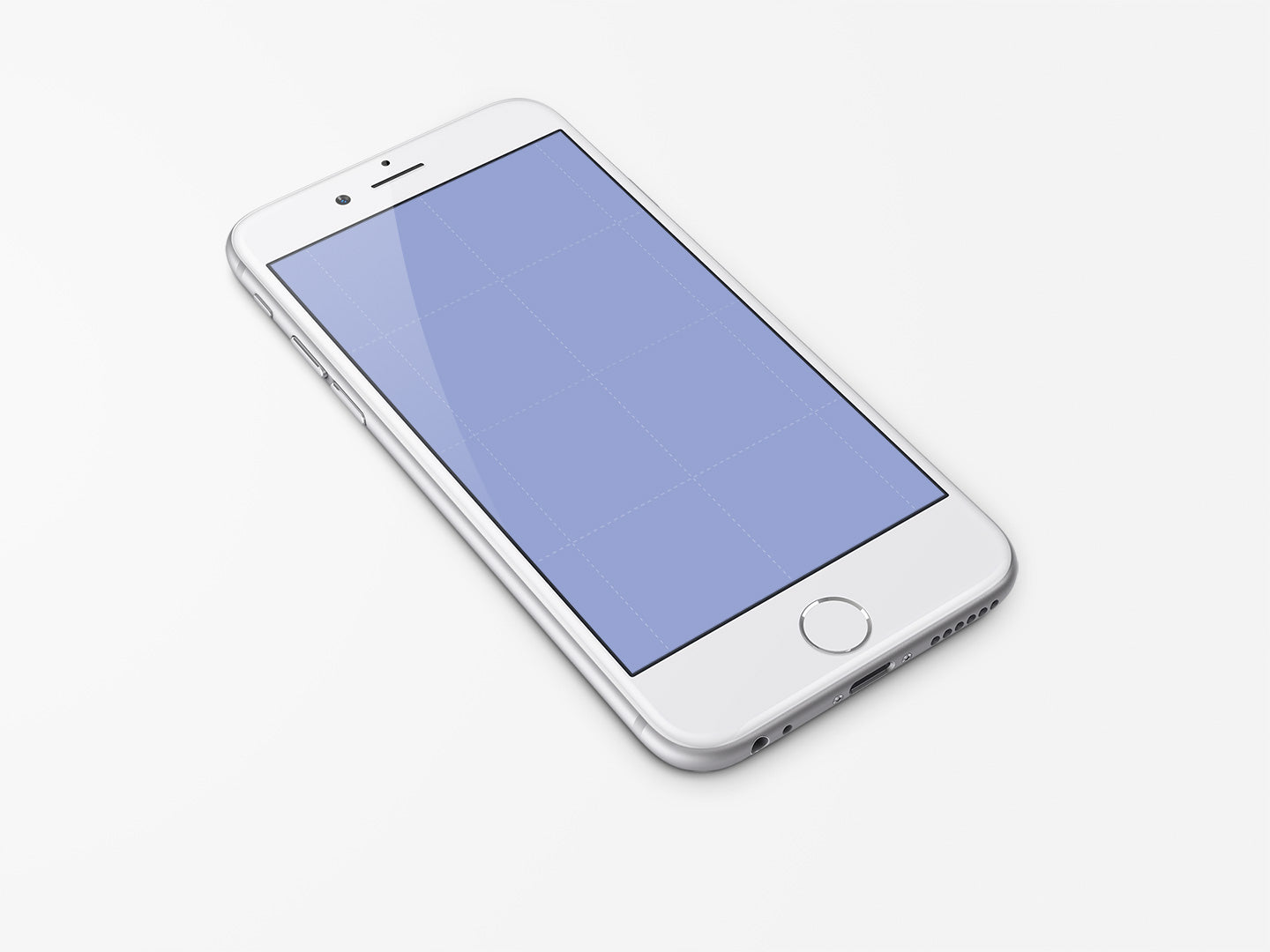 Free White iPhone Mockup [PSD]