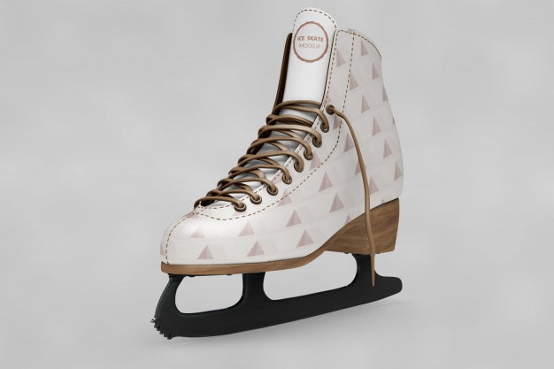 Free Ice Skates Shoes Mockup Psd