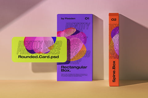 Free Id Psd Product Boxes Packaging Mockup