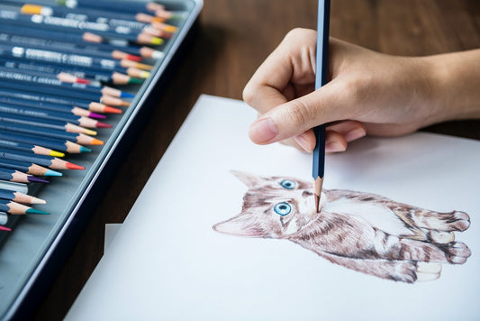 Free Illustrationist Coloring Adorable Animal Workspace Concept