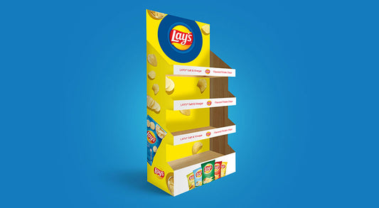 Free In-Store Product Display Rack Stand Mockup Psd