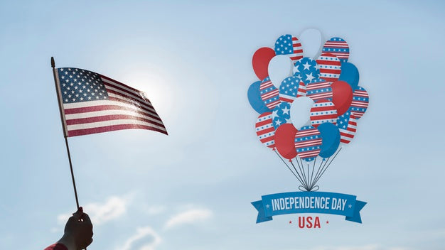 Free Independence Day Mockup With Copyspace Psd