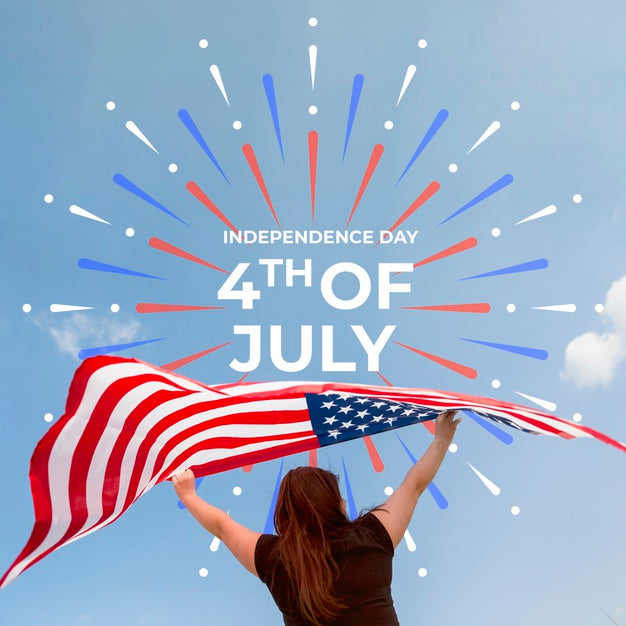 Free Independence Day Mockup With Copyspace Psd