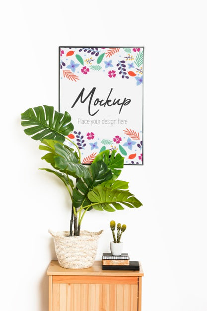 Free Inside Arrangement With Mock-Up Frame Psd