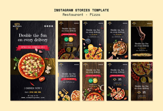 Free Instagram Stories For Pizza Restaurant Psd