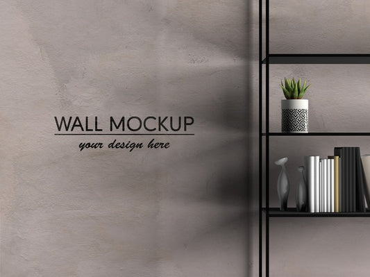 Free Interior Design Shelf Arrangement Psd