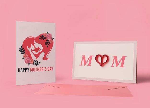 Free International Mother'S Day Card With Mock-Up Psd
