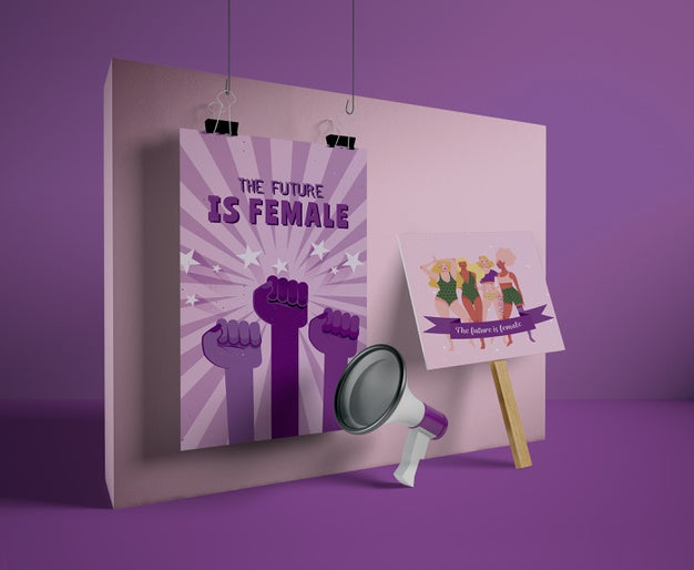 Free International Women'S Day Celebration With Mock-Up Psd