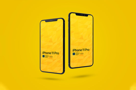 Free Iphone 11 Pro Premium Looking Mock-Up Psd