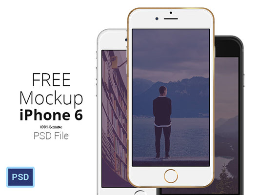 Free Iphone 6 Mockup Set