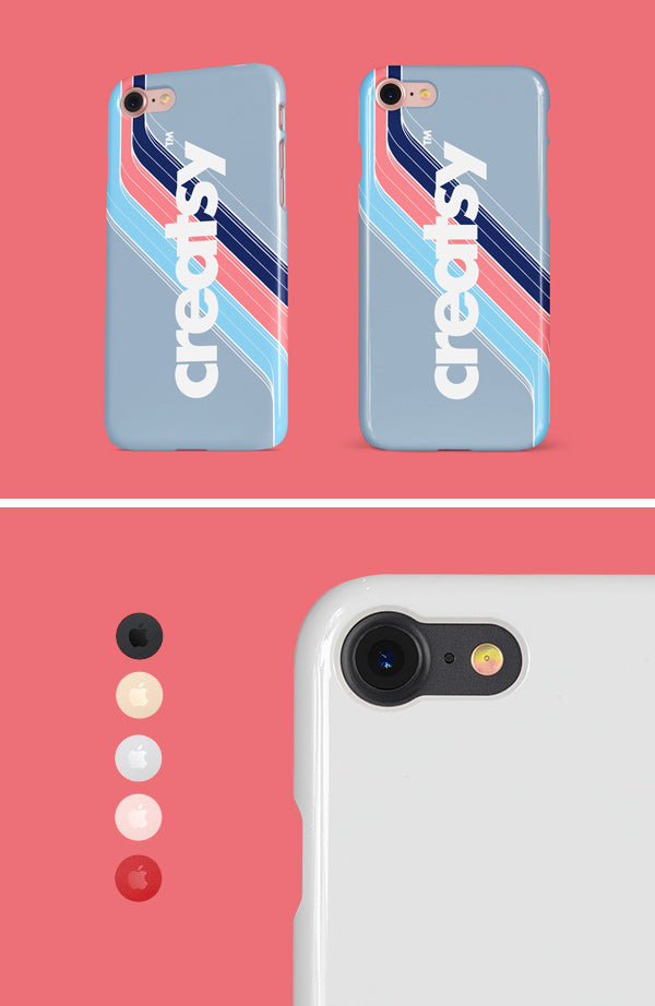 Free Iphone Glossy Snap Case Mockup
