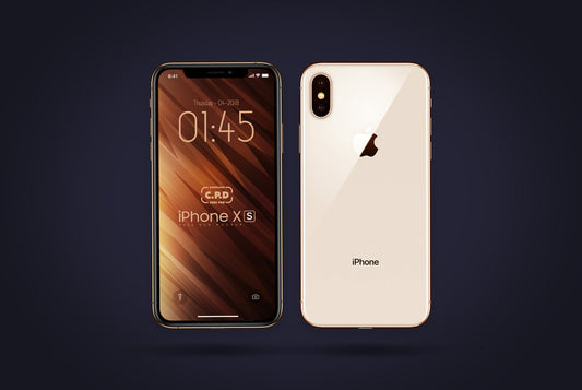 Free Iphone Xs Front & Back Mockup Psd