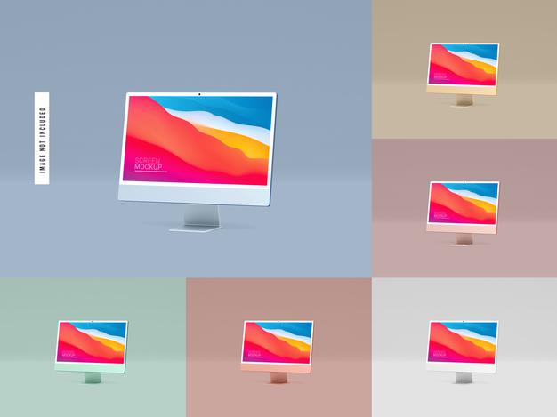 Free Isolated Desktop Screen Mockup Psd – CreativeBooster