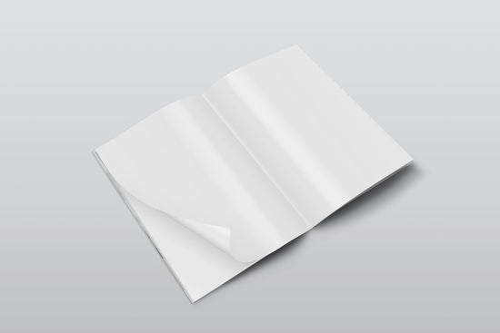 Free A4 PSD Magazine Mockup Isometric View – CreativeBooster