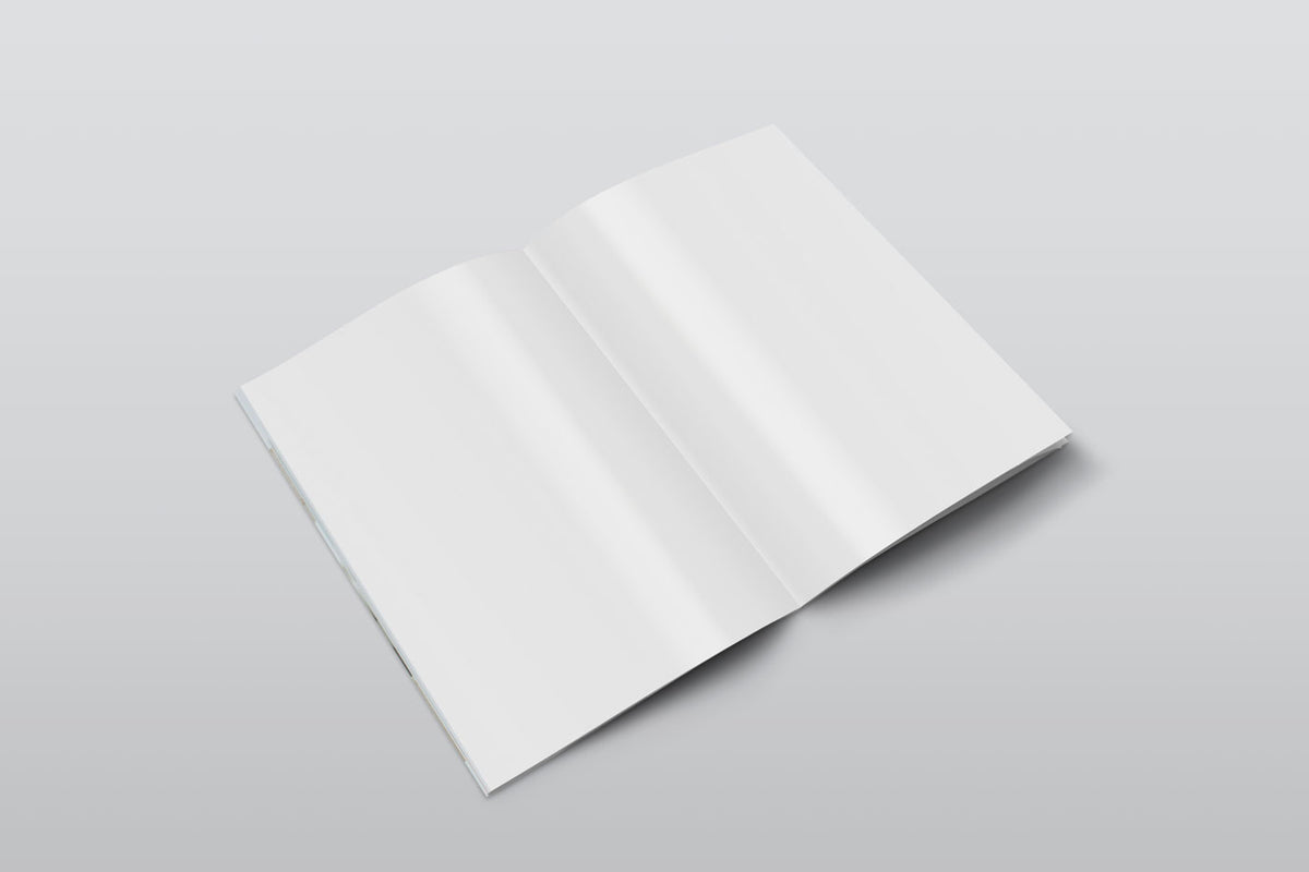Free A4 PSD Magazine Mockup Isometric View – CreativeBooster